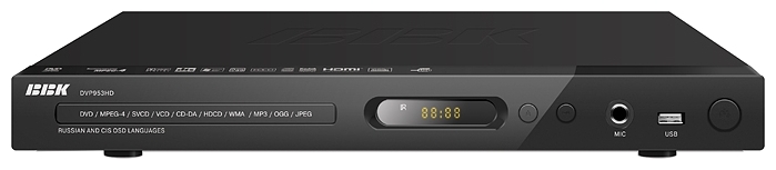 DVD плеер  BBK  DVP953HD black