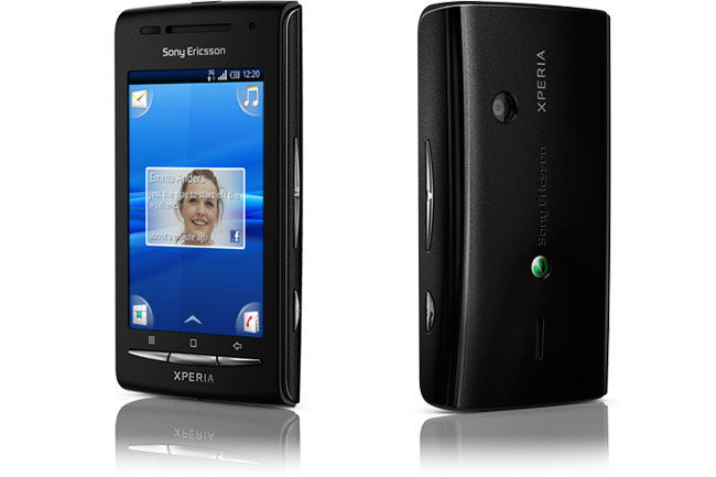 Смартфон  SONY-ERICSSON  E15i/X8i black blue