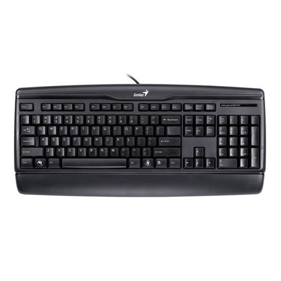 Клавиатура проводная  GENIUS  KB-120 PR Black PS/2
