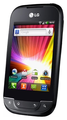 Смартфон  LG  P690 Optimus Link black