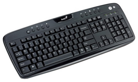 Клавиатура проводная  GENIUS  KB-220e PS/2 black