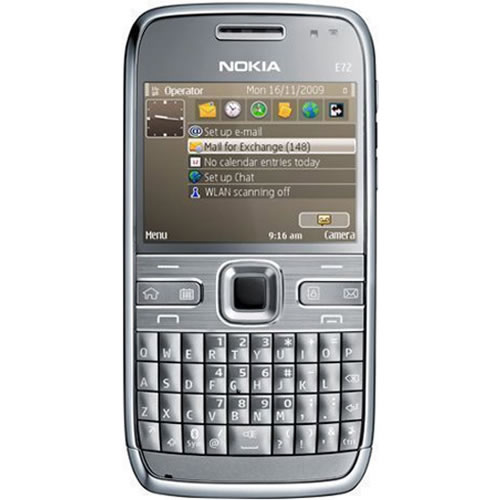 Смартфон  NOKIA  E72-1 Metal Grey Navi