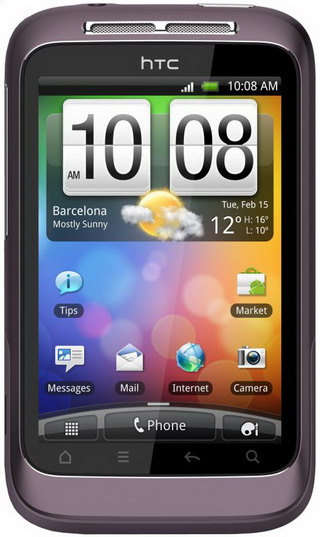 Смартфон  HTC  Wildfire S purple
