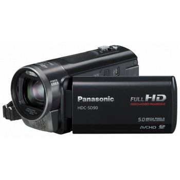 Видеокамера  PANASONIC  HDC-SD90 черный