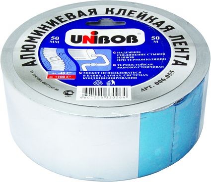 Лента  клейкая алюминиевая 50х40 (88814)