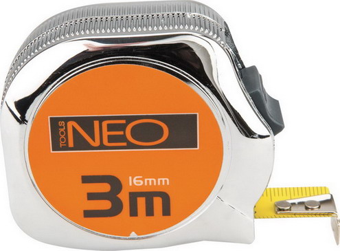Рулетка  NEO  3м х 16мм хромированная (67-143)
