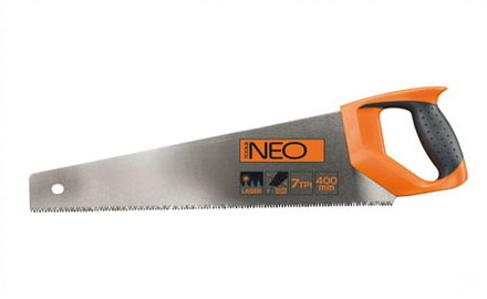 Ножовка  NEO  450мм по дереву 7TPI (41-036)