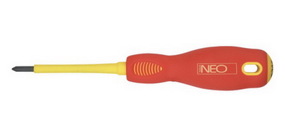 Отвертка  NEO  крестовая Pozidriv 1000V, PZ2x100мм (04-063)