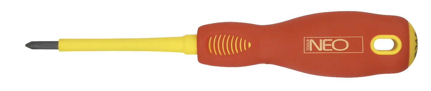 Отвертка  NEO  крестовая Pozidriv 1000V, PZ0x60мм (04-061)