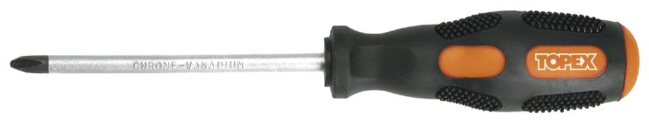Отвертка  TOPEX  крестовая PZ1x100мм (39D830)