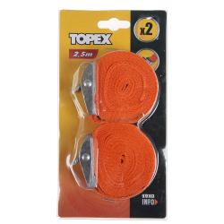 Ремни багажные  TOPEX  2шт. 2.5м х 25мм (97X183)