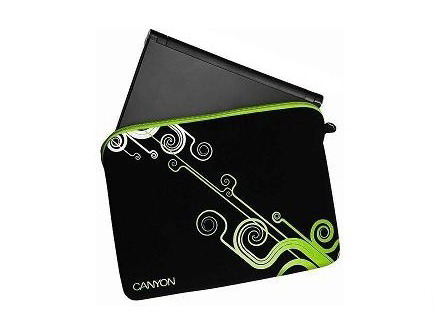 Сумка для ноутбука CANYON 10" black/green