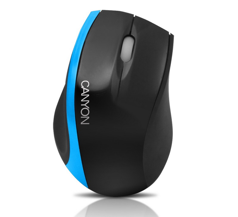Мышь проводная  CANYON  CNR-MSO01 black/blue