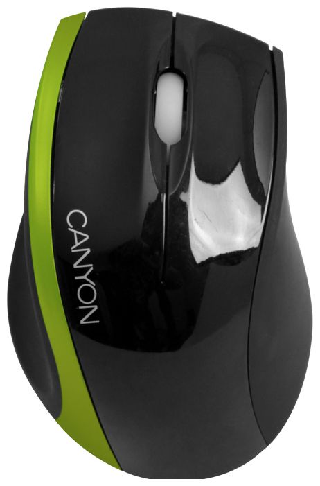 Мышь проводная  CANYON  CNF-MSO01 green series black