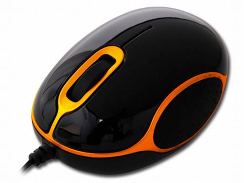 Мышь проводная  CANYON  CNR-MSO05 black/orange