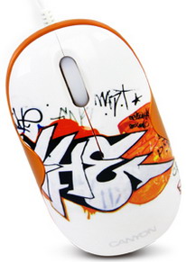 Мышь проводная  CANYON  CNL-MSD03B graffiti