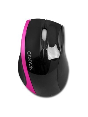 Мышь проводная  CANYON  CNR-MSO01 black/pink