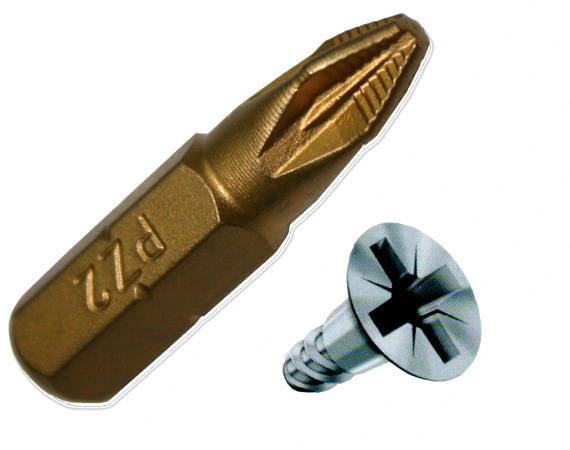 Бита  ПРАКТИКА  Эксперт PZ-2 x 50мм, 1шт. Tin (037-107)