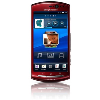 Смартфон  SONY-ERICSSON  MT 15i Xperia Neo red