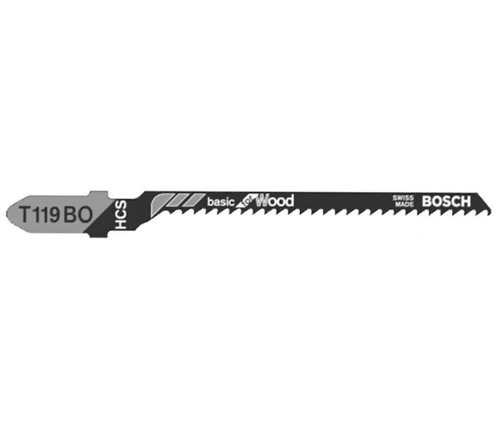 Набор пилок  BOSCH  T119 BO HCS 5шт (2608630310)
