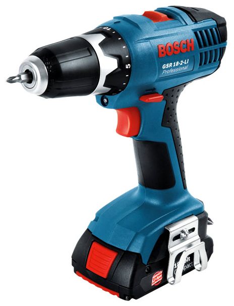Дрель аккумуляторная  BOSCH  GSВ 18-2 Li с перфоратором