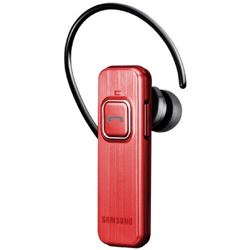 Bluetooth-гарнитура  SAMSUNG  WEP 350 ERECSER красный