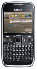 Смартфон  NOKIA  E72-1 Zodium Black Navi
