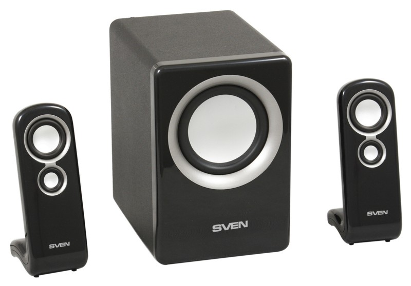 Акустическая система  SVEN  MS-908  black-silver