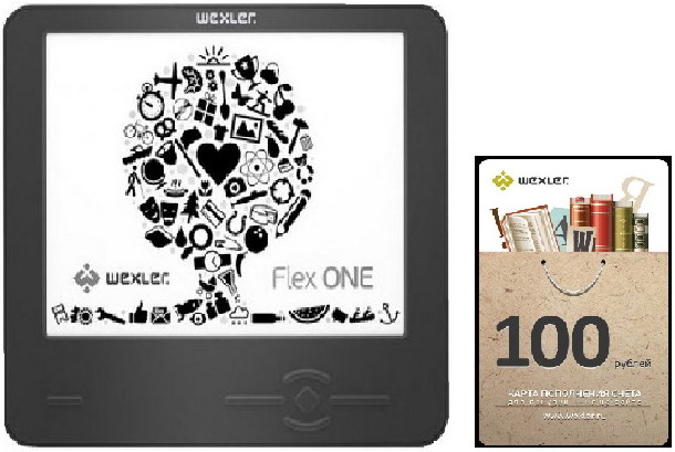Электронная книга WEXLER Flex ONE black