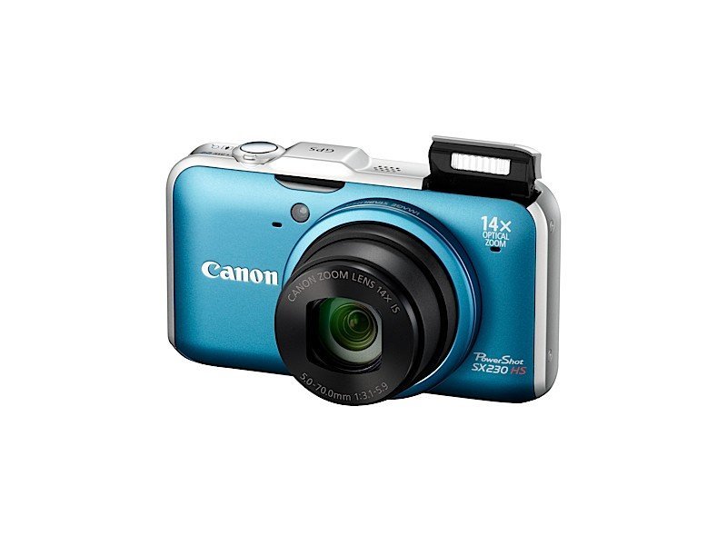 Фотоаппарат  CANON  SX230 синий