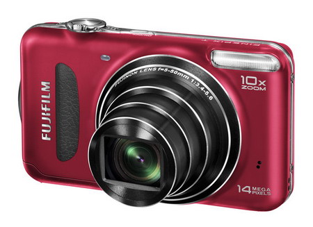 Фотоаппарат  FUJI  T300 FinePix красный