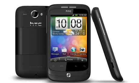 Смартфон  HTC  Wildfire S black