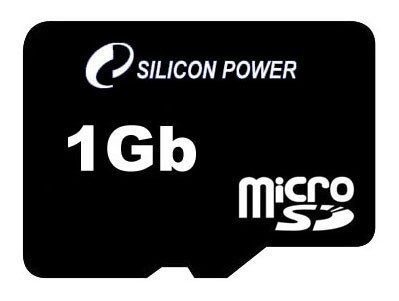 SD micro  карта 1 Gb  SILICON POWER