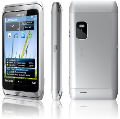 Смартфон  NOKIA  E7-00 Silver White