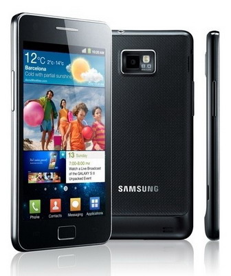 Смартфон  SAMSUNG  GT-I9100 Galaxy S II black