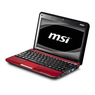 Ноутбук  MSI  Wind U135DX-2654 red