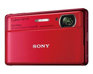 Фотоаппарат  SONY  DSC-TX100 VR красный