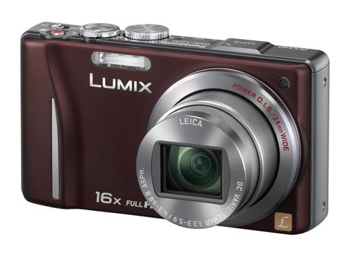 Фотоаппарат  PANASONIC  DMC-TZ20 коричневый