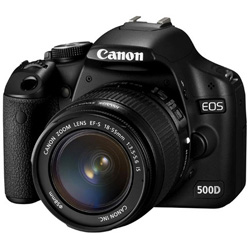 Фотоаппарат  CANON  EOS 500 D 18-55 DC/75-300DC