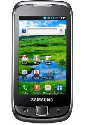 Смартфон  SAMSUNG  GT-S5660 Galaxy Gio dark silver