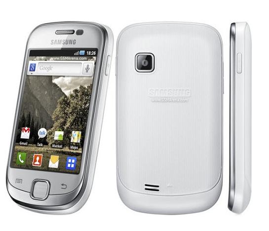 Смартфон  SAMSUNG  GT-S5670 Galaxy Fit pearl white