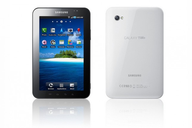 Планшет  SAMSUNG  GT-P1010 Galaxy Tab chic white