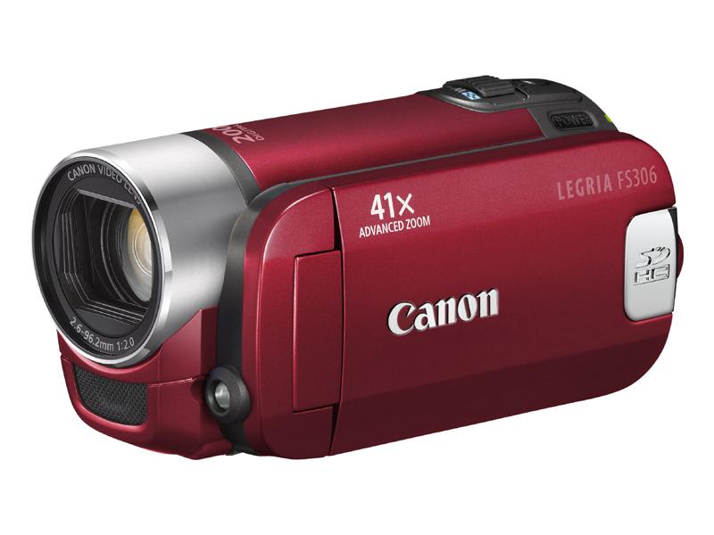 Видеокамера  CANON  Legria FS306 Red