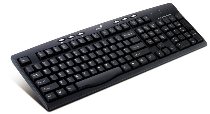 Клавиатура проводная  GENIUS  KB-200 Multimedia PS/2 black