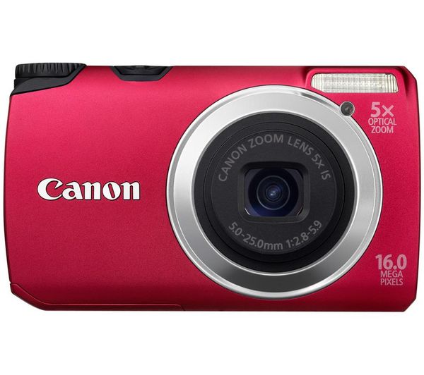 Фотоаппарат  CANON  A3300 IS красный