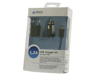 Комплект ЗУ  DEPPA  DKZ-USB