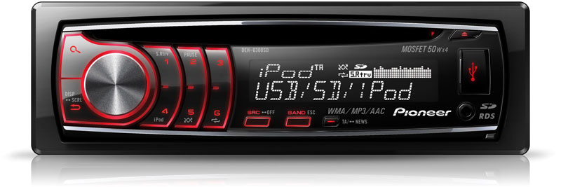 Автомагнитола  PIONEER  DEH-6300SD