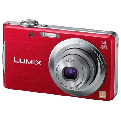 Фотоаппарат  PANASONIC  DMC-FS16EE красный