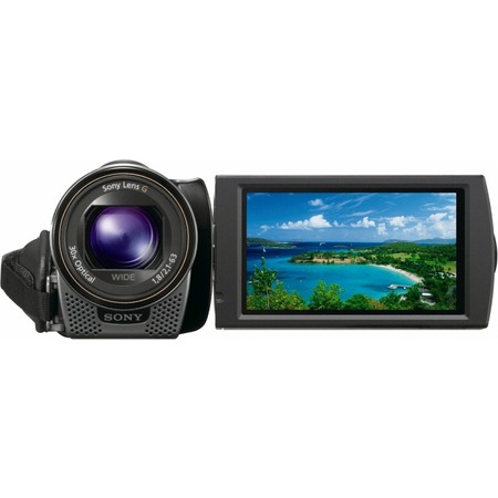 Видеокамера  SONY  HDR-CX130E черный