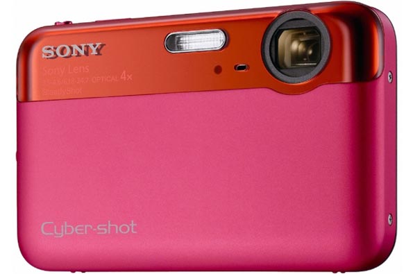 Фотоаппарат  SONY  DSC-J10 розовый/красный